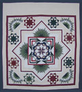 Galaxy Stars Patchwork Amish Quilt 104x117