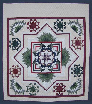 Galaxy Stars Patchwork Amish Quilt 104x117