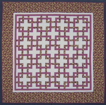 Linked Friendship Amish Quilt 108x108