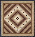 Ocean Heart Patchwork Amish Quilt 96x106