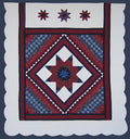 Stars Common Amish Quilt 100x108