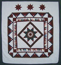 Steps Stars Patchwork Amish Quilt 103x112