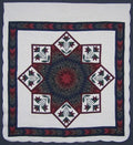 Jacobs Lily Lone Star Amish Quilt 102x112
