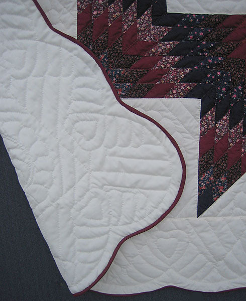 Broken Star Patchwork Amish Quilt 101x112