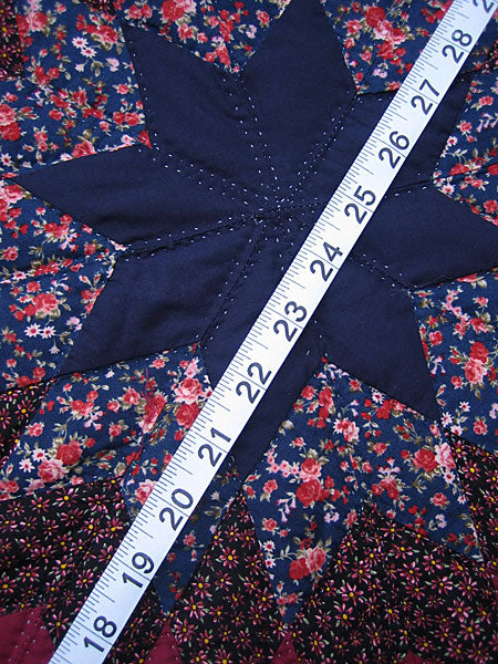 Broken Star Patchwork Amish Quilt 101x112