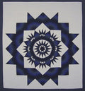 Broken Starburst Patchwork Amish Quilt 102x112