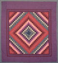 Trip Around World Patchwork Amish Quilt 105x115