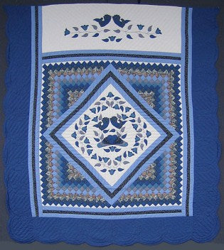Country Bride Commons Applique Amish Quilt 104x114
