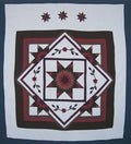 Square Star Patchwork Amish Quilt 102x114