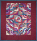Kaleidoscope Star Patchwork Amish Quilt 100x112