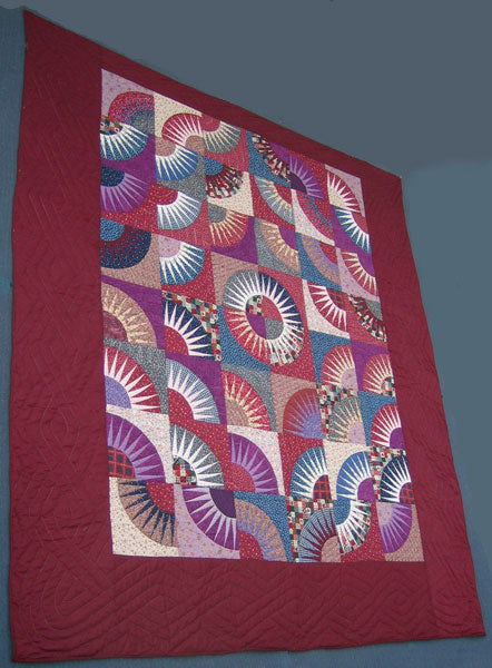 Kaleidoscope Star Patchwork Amish Quilt 100x112