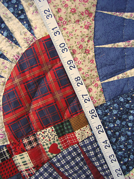 Kaleidoscope Star Patchwork Amish Quilt 100x112