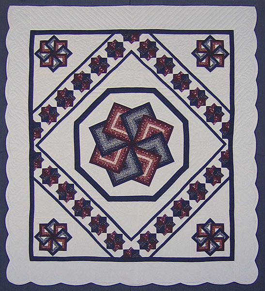 Starspin Amish Quilt 101x113
