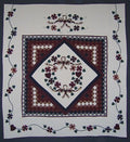 Ribbon Sweetheart Common Applique Amish Quilt 102x113
