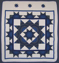 Star Stars Patchwork Amish Quilt 100x113