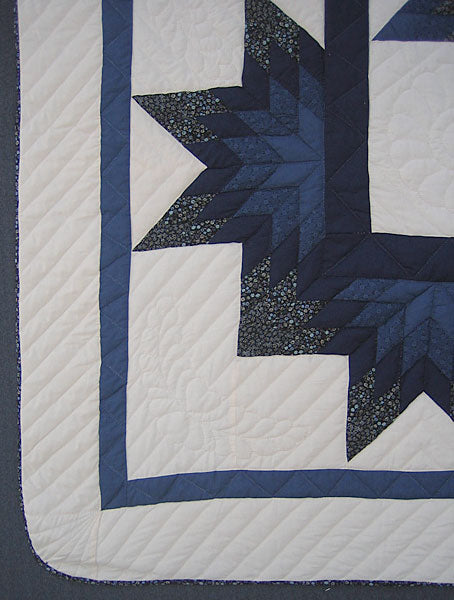 Star Stars Patchwork Amish Quilt 100x113