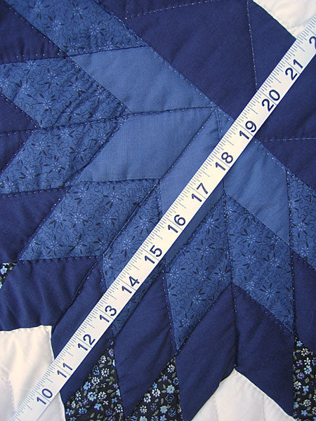 Star Stars Patchwork Amish Quilt 100x113