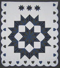 Diamond Star Patchwork Quilt 101x113