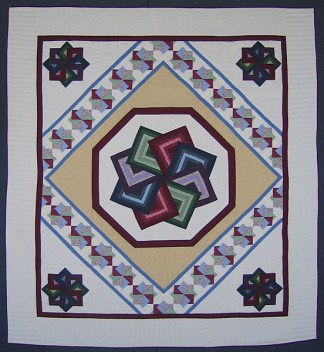 Starspin Amish Quilt 102x112