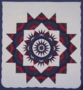 Broken Mariners Star Patchwork Amish Quilt 103x111