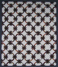 Indian Wedding Ring Amish Quilt 96x114