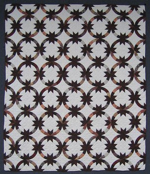 Indian Wedding Ring Amish Quilt 96x114