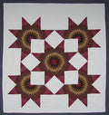 Star Burst Amish Quilt 103x112