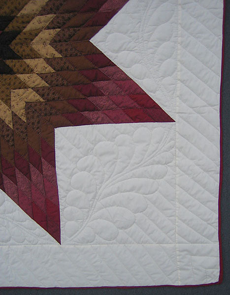 Star Burst Amish Quilt 103x112