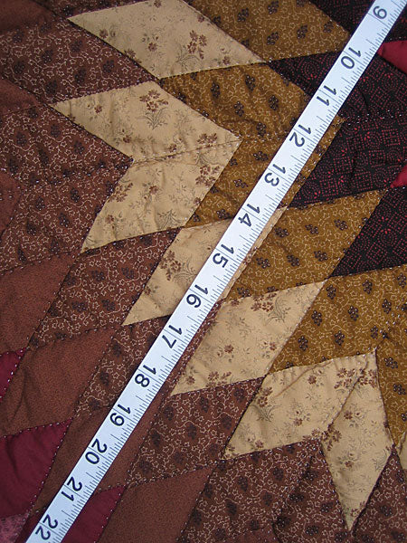 Star Burst Amish Quilt 103x112