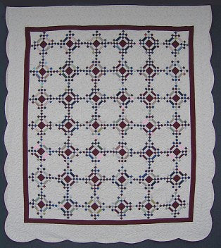 Heirloom Diamonds Amish Quilt 97x113