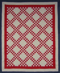 Double Irish Chain Amish Quilt 86x106