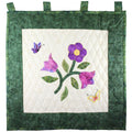 Spring Time Appliqué Flowers and Butterfly Amish Wall Hanging