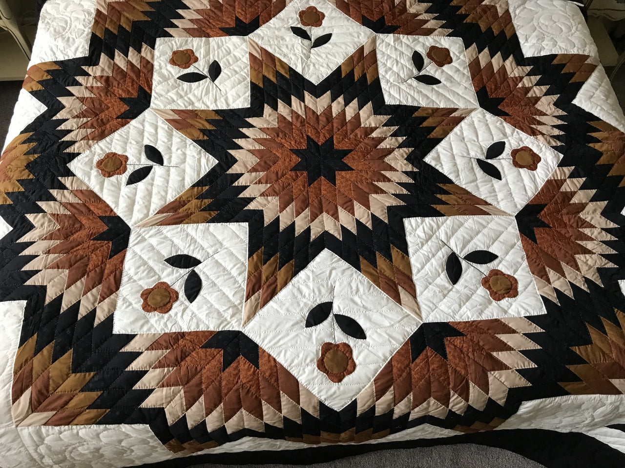 Improved Broken Star Flower Patchwork