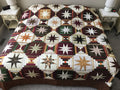 Stars Over Log Cabin Patchwork
