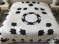 Country Flower Wreath Applique