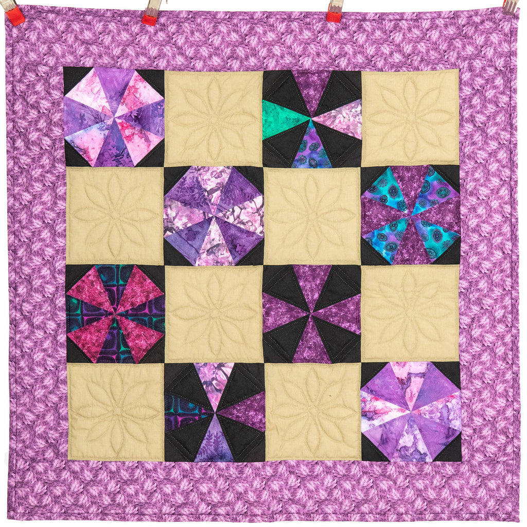 Pinwheel Patchwork Wall Hanging