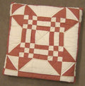 Nine Patch Star Amish Quillow