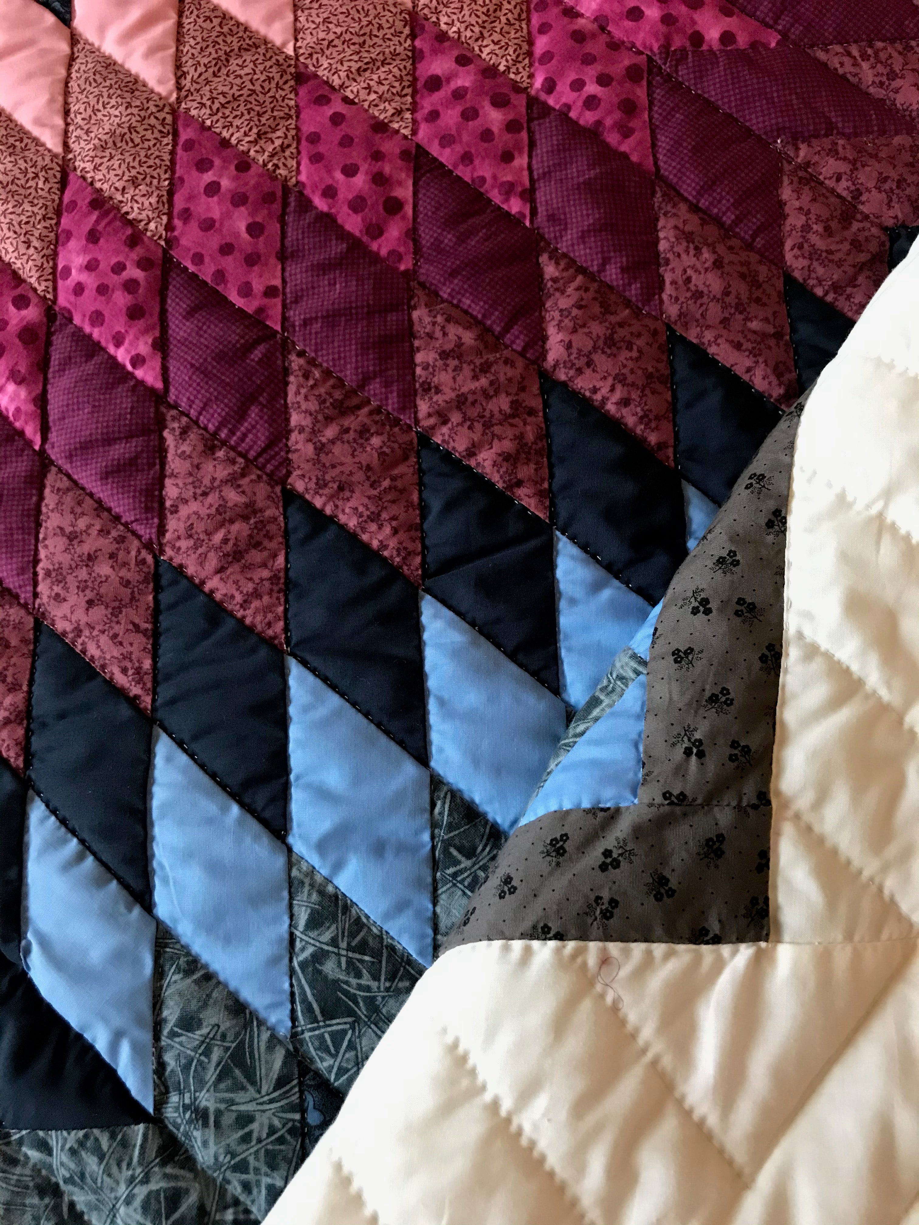 Country Lone Star Patchwork King Amish Quilt 105x115