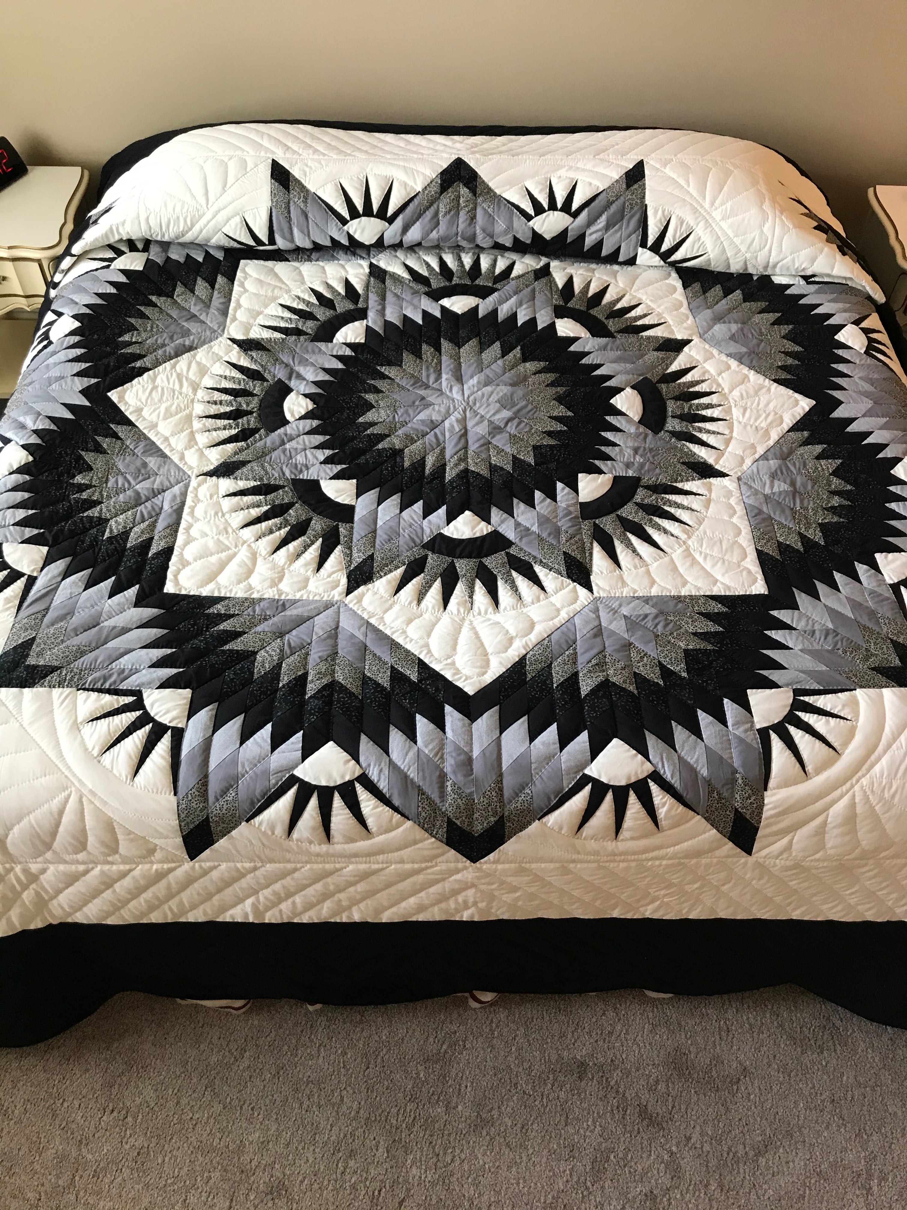 Broken Twinkling Fan Star Patchwork Large