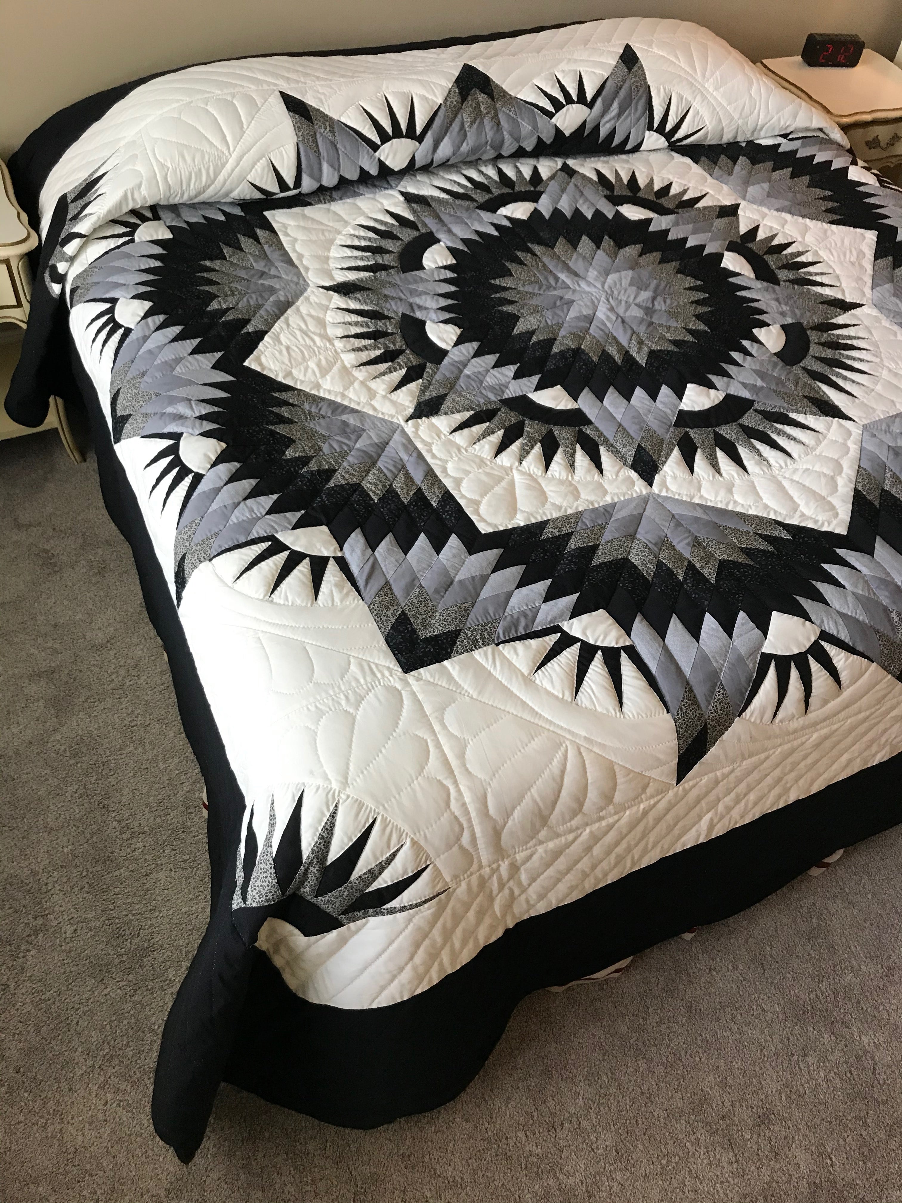 Broken Twinkling Fan Star Patchwork Large