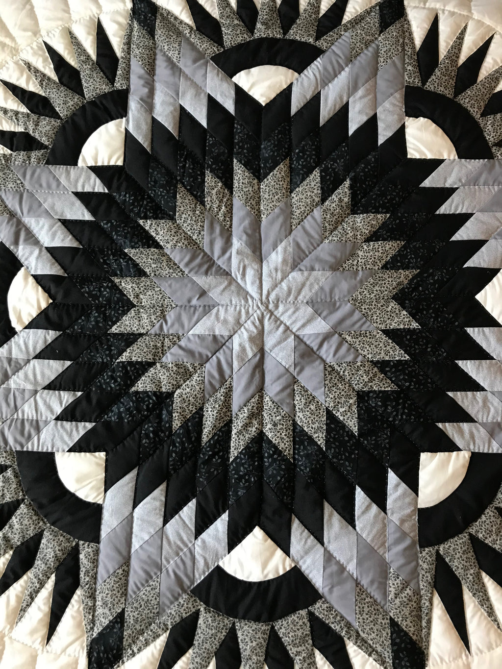 Broken Twinkling Fan Star Patchwork Large