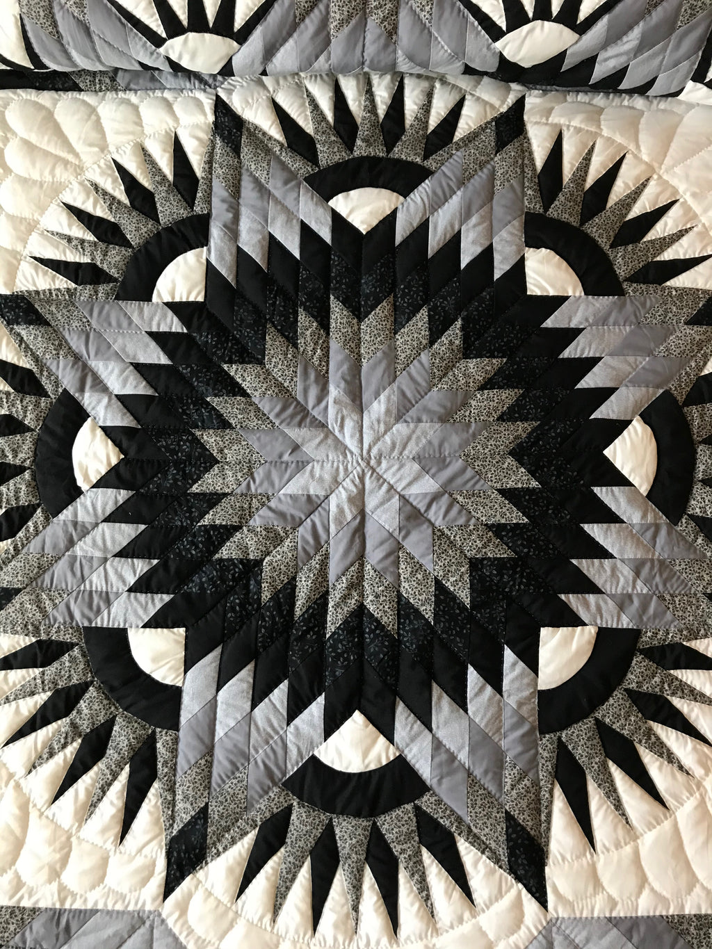 Broken Twinkling Fan Star Patchwork Large