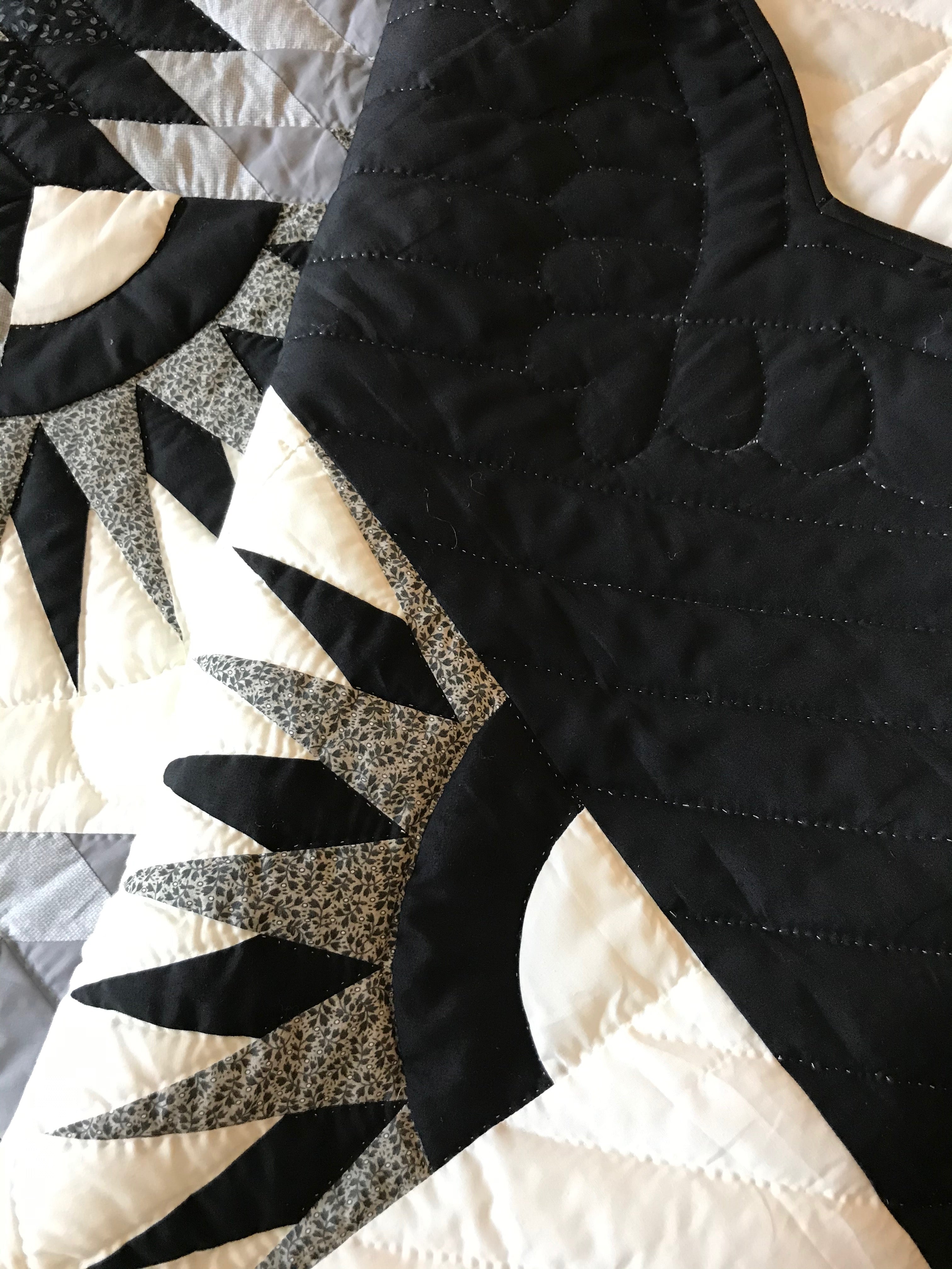 Broken Twinkling Fan Star Patchwork Large