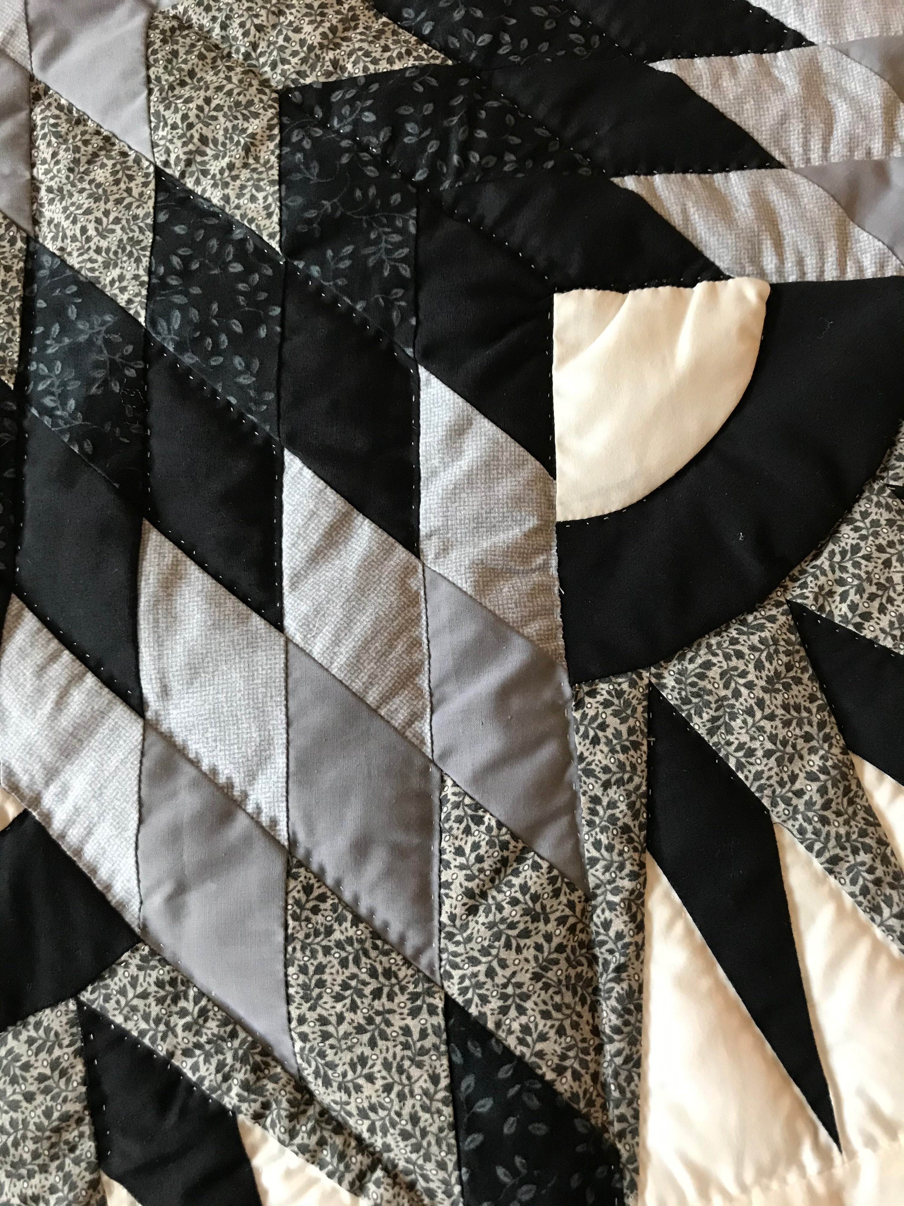 Broken Twinkling Fan Star Patchwork Large