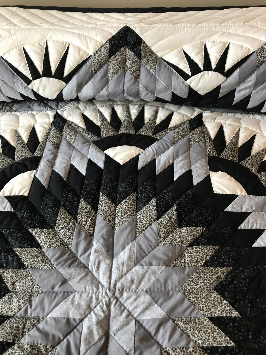 Broken Twinkling Fan Star Patchwork Large