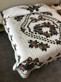 Country Rose Medallion Applique