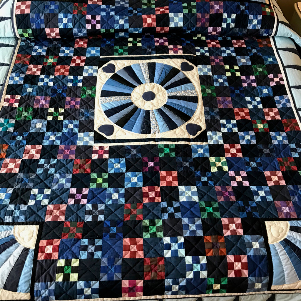 Dutch Mini Postage Stamp Fan Patchwork