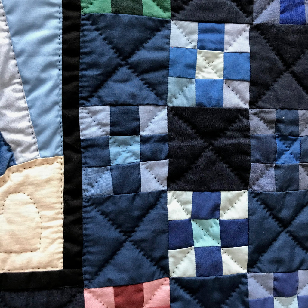 Dutch Mini Postage Stamp Fan Patchwork