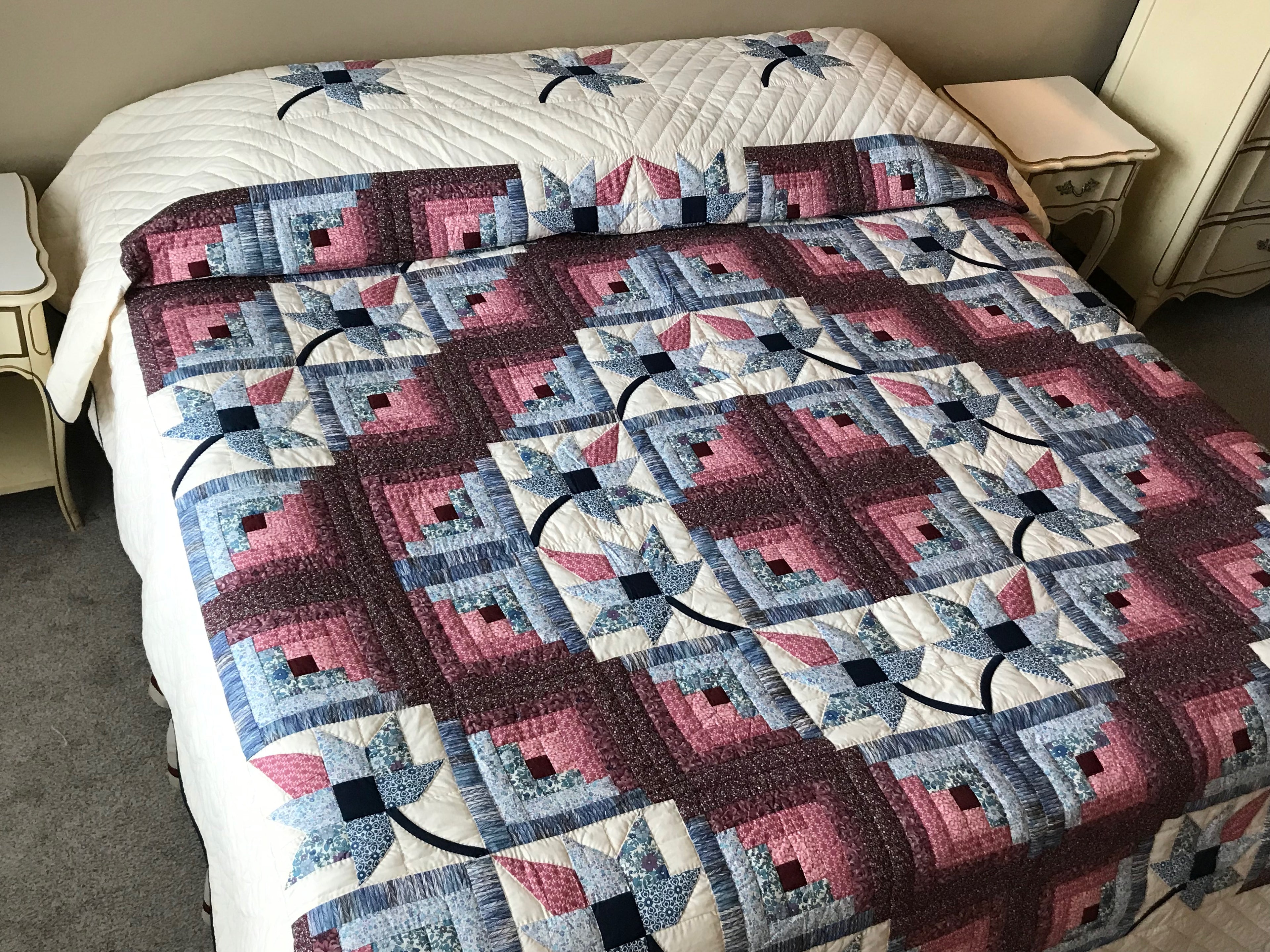Breezy Leaf Log Cabin