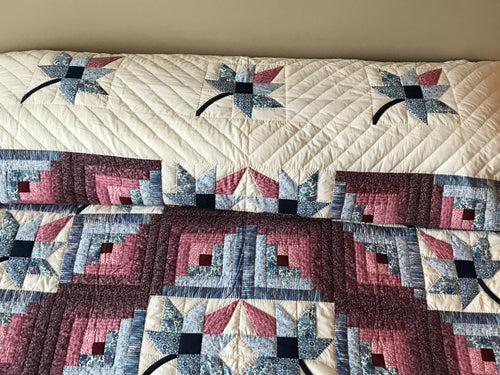 Breezy Leaf Log Cabin